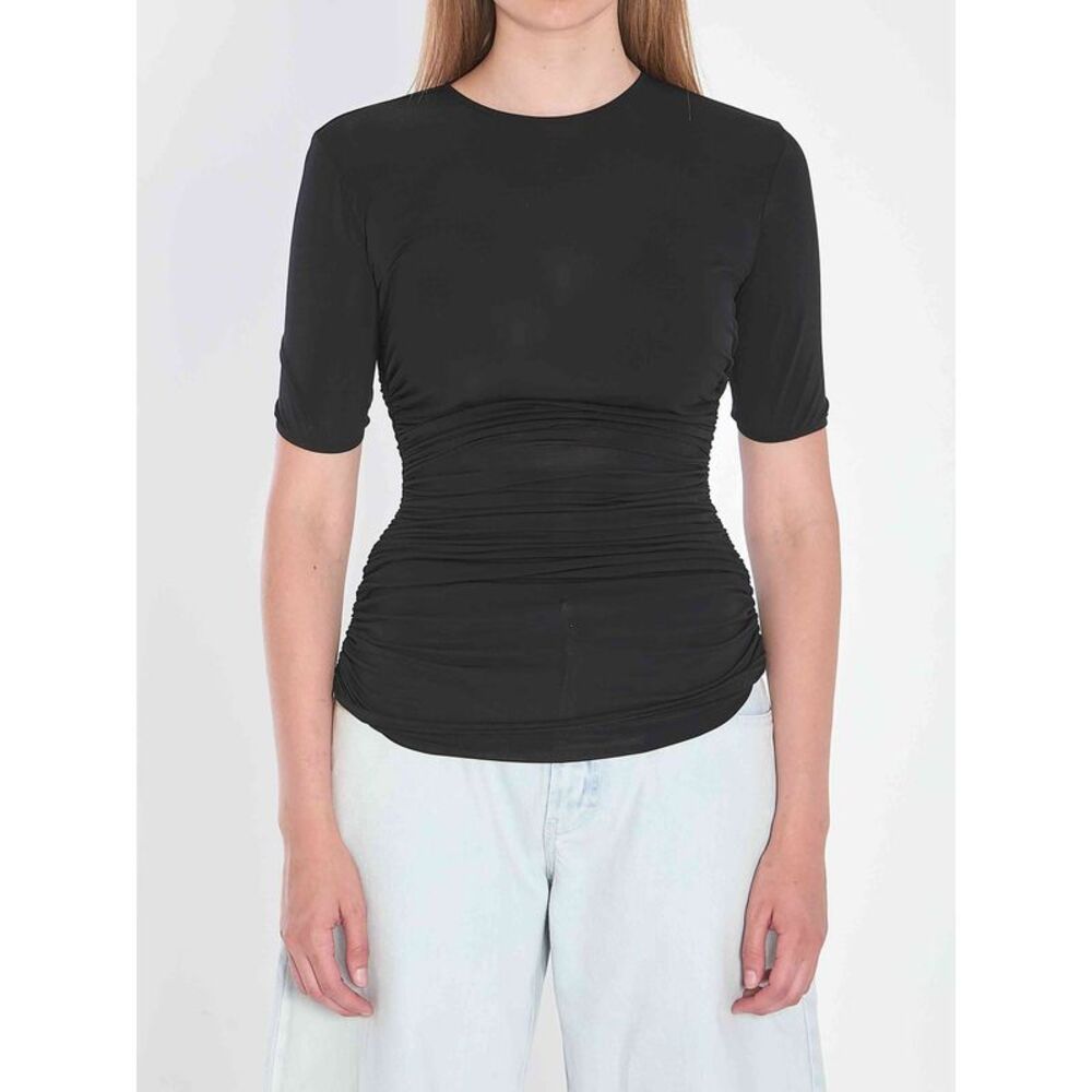 Alaia Women Pleats T-Shirt